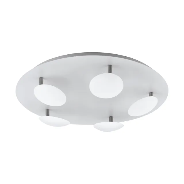 eglo-certino-led-deckenlampe-50-cm-wei-nickel-matt-warmwei image 1