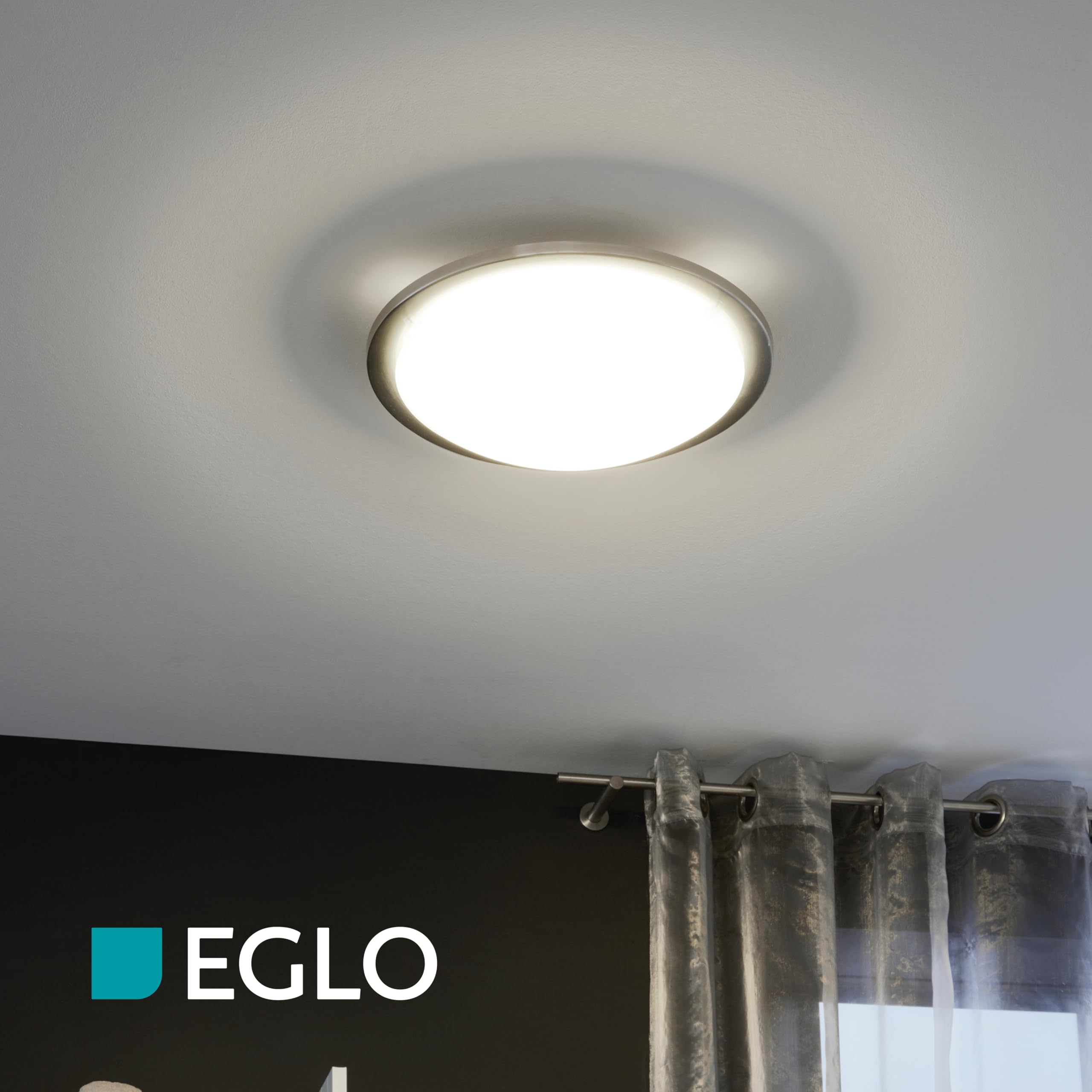 eglo-planet-led-deckenleuchte-29-cm-wei-decke-wand image 3