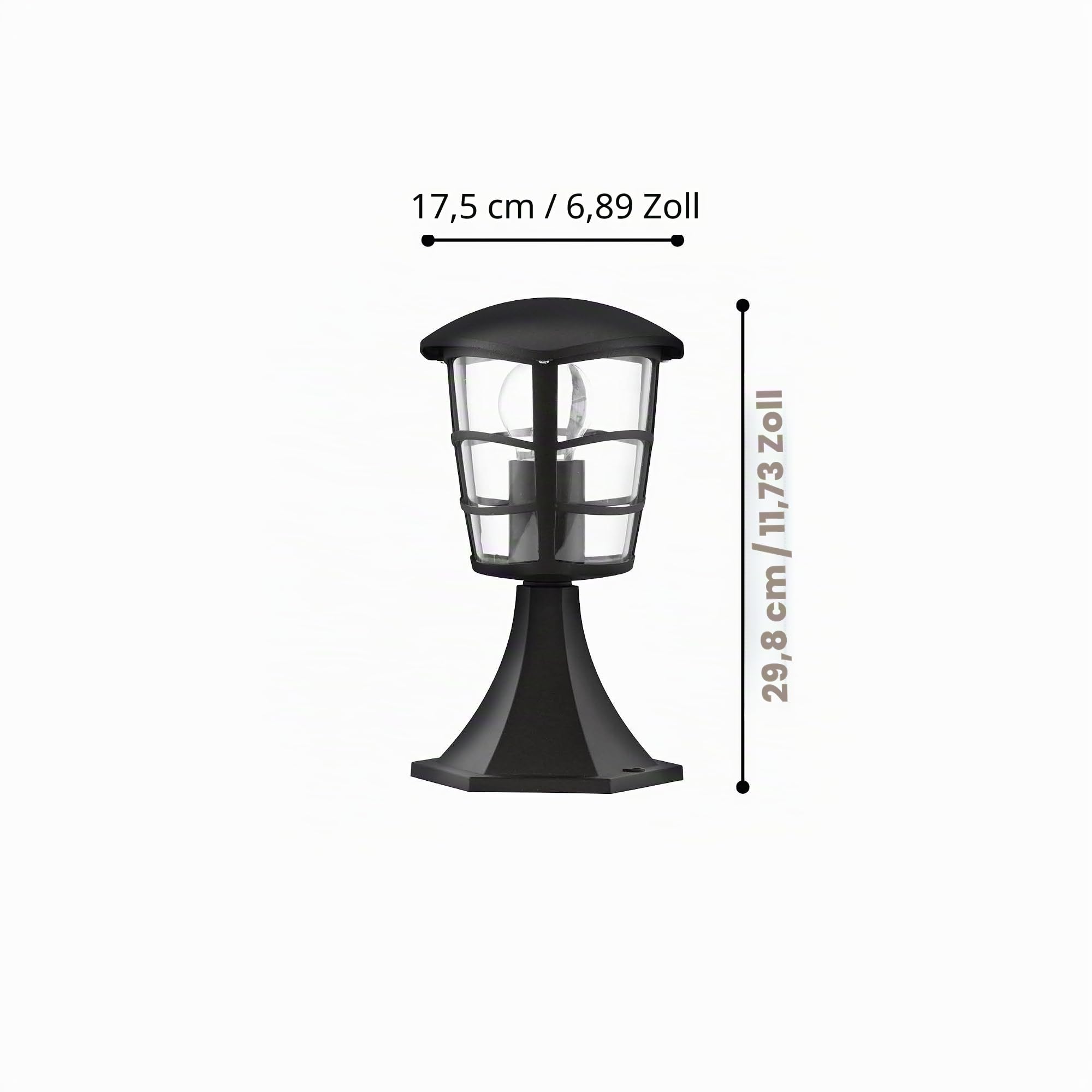 eglo-aloria-au-en-sockelleuchte-30-cm-schwarz-aluguss-e27-ip44 image 6