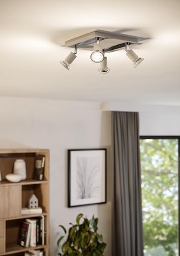 eglo-sarria-led-deckenleuchte-4-flammig-deckenspot-aus-metall-in-wei-chrom-mit-g image 8