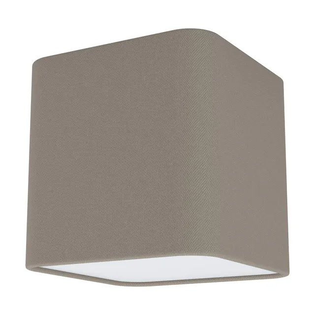 eglo-posaderra-deckenleuchte-e27-14-cm-stahl-wei-textil-taupe image 1