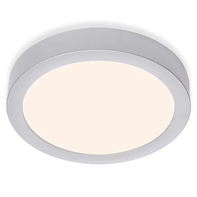 briloner-led-aufbauleuchte-deckenleuchte-rund-chrom-matt-225x32mm-16-5w-1600-lm- image 1