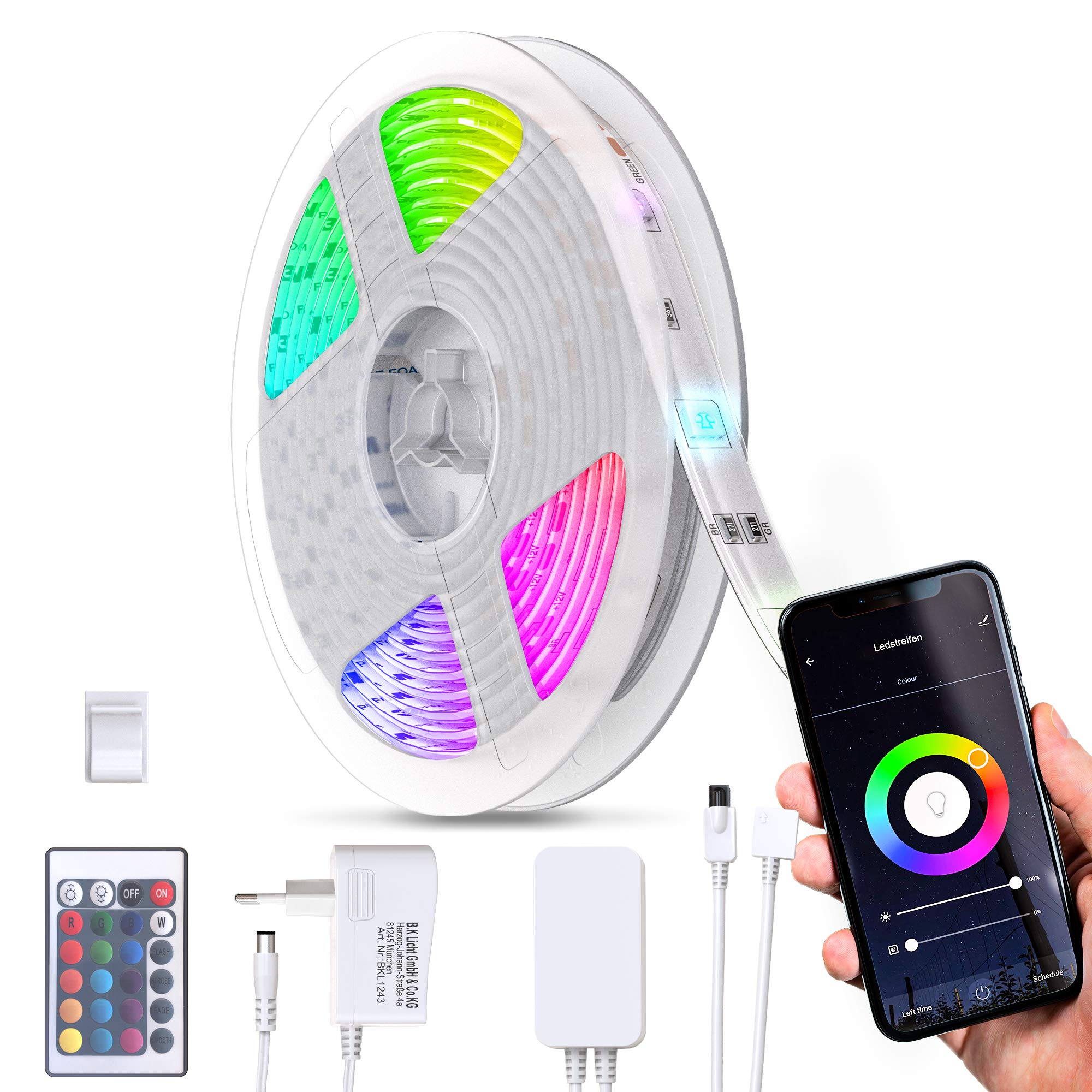 b-k-licht-smart-usb-led-strip-2m-rgb-dimmbar-wifi-app-sprache-schwarz image 8