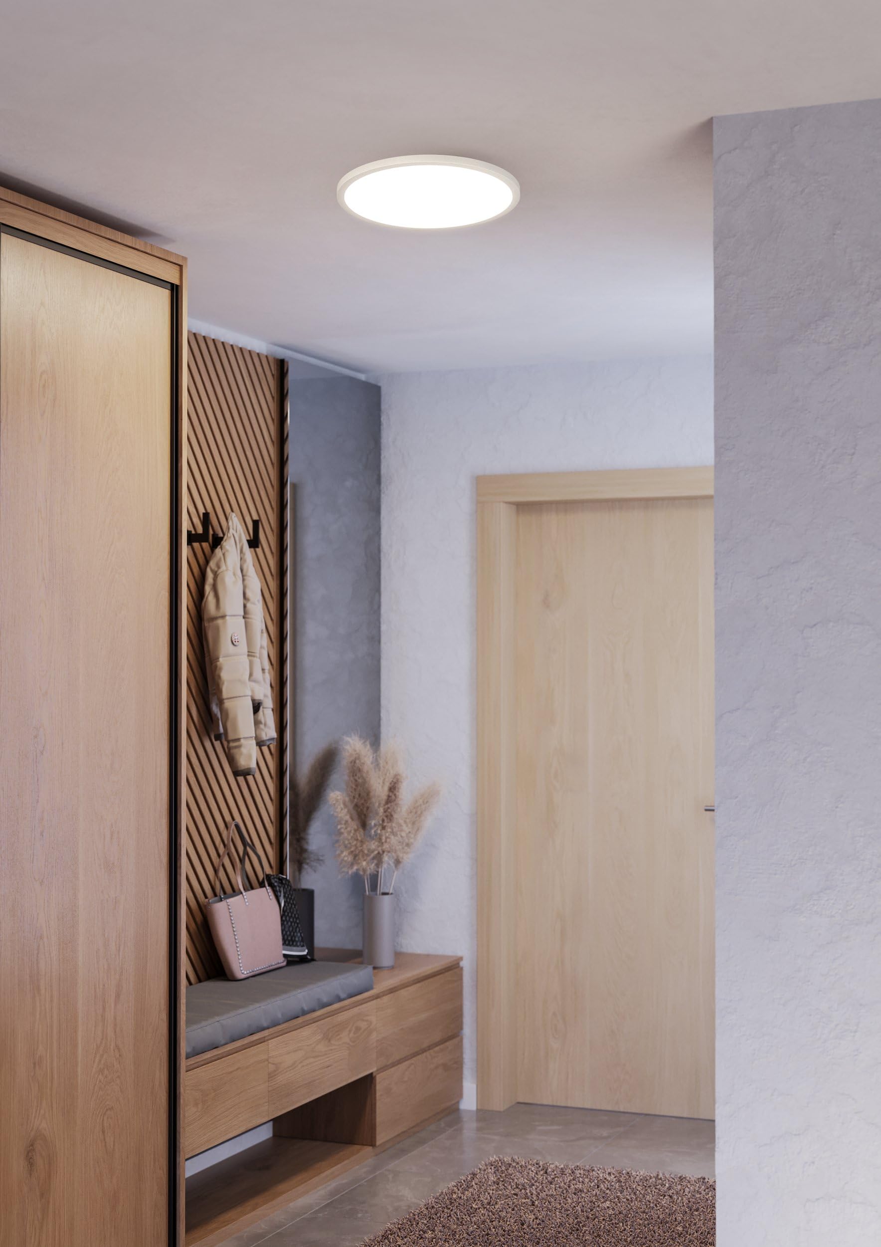 eglo-sarsina-a-access-led-deckenleuchte-rund-45-cm-wei-dimmbar-mit-fernbedienung image 4