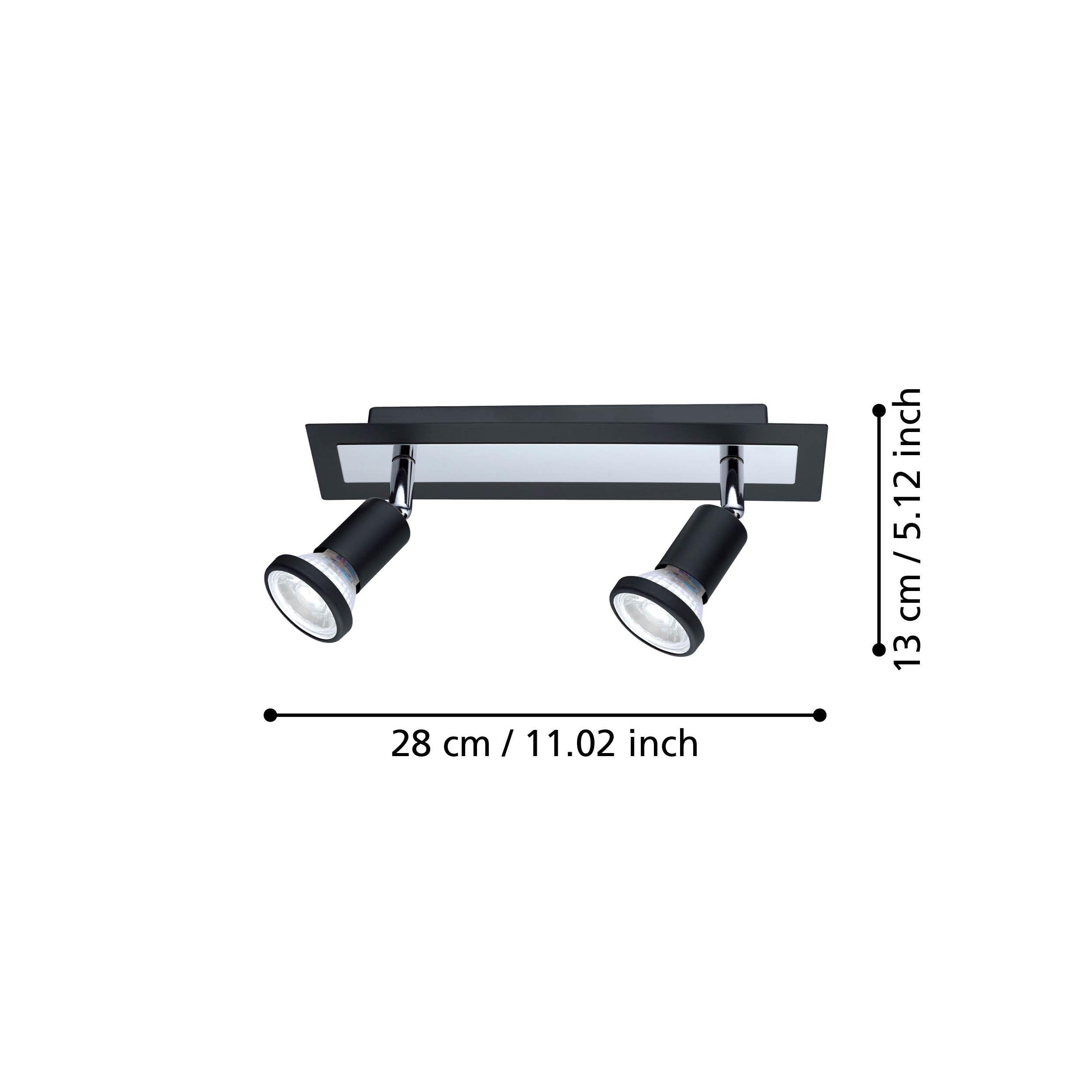 eglo-sarria-led-deckenleuchte-2-flammig-deckenspot-aus-metall-in-schwarz-chrom-m image 5
