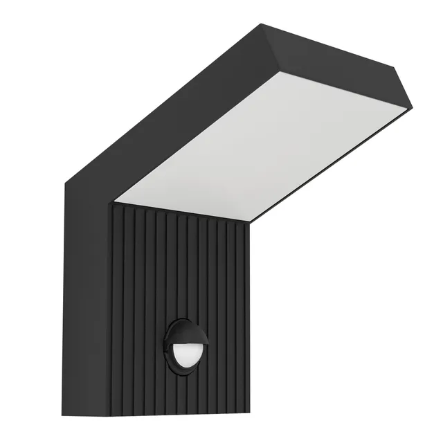 eglo-grottazzolina-au-en-wandleuchte-mit-bewegungsmelder-ip65-schwarze-fassadenl image 1