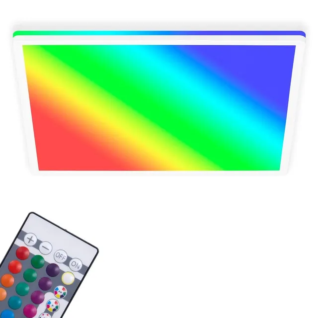 briloner-slim-led-panel-deckenleuchte-eckig-rgb-backlight-dimmbar-42x42-cm-wei image 1