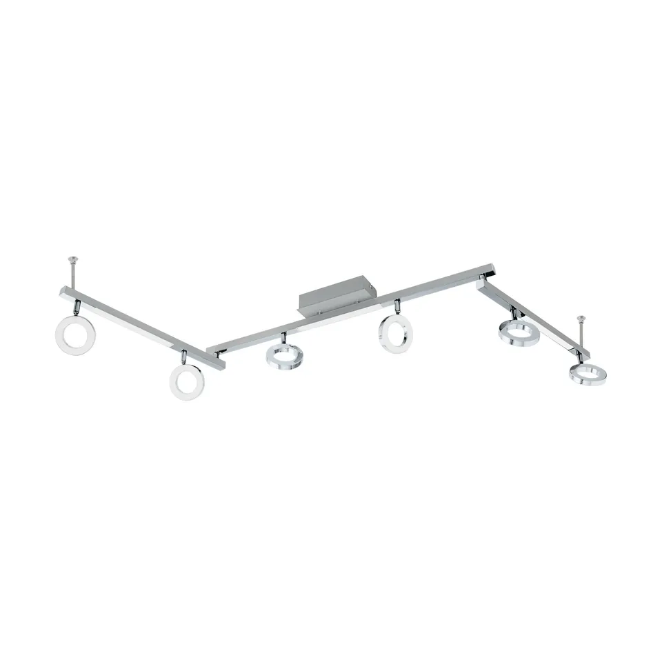 eglo-cardillo-led-deckenleuchte-6-flammig-chrom-warmwei image 1