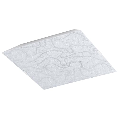 eglo-ardales-led-deckenleuchte-36-5-cm-wei-mit-strukturgals-1850-lm-warmwei image 2