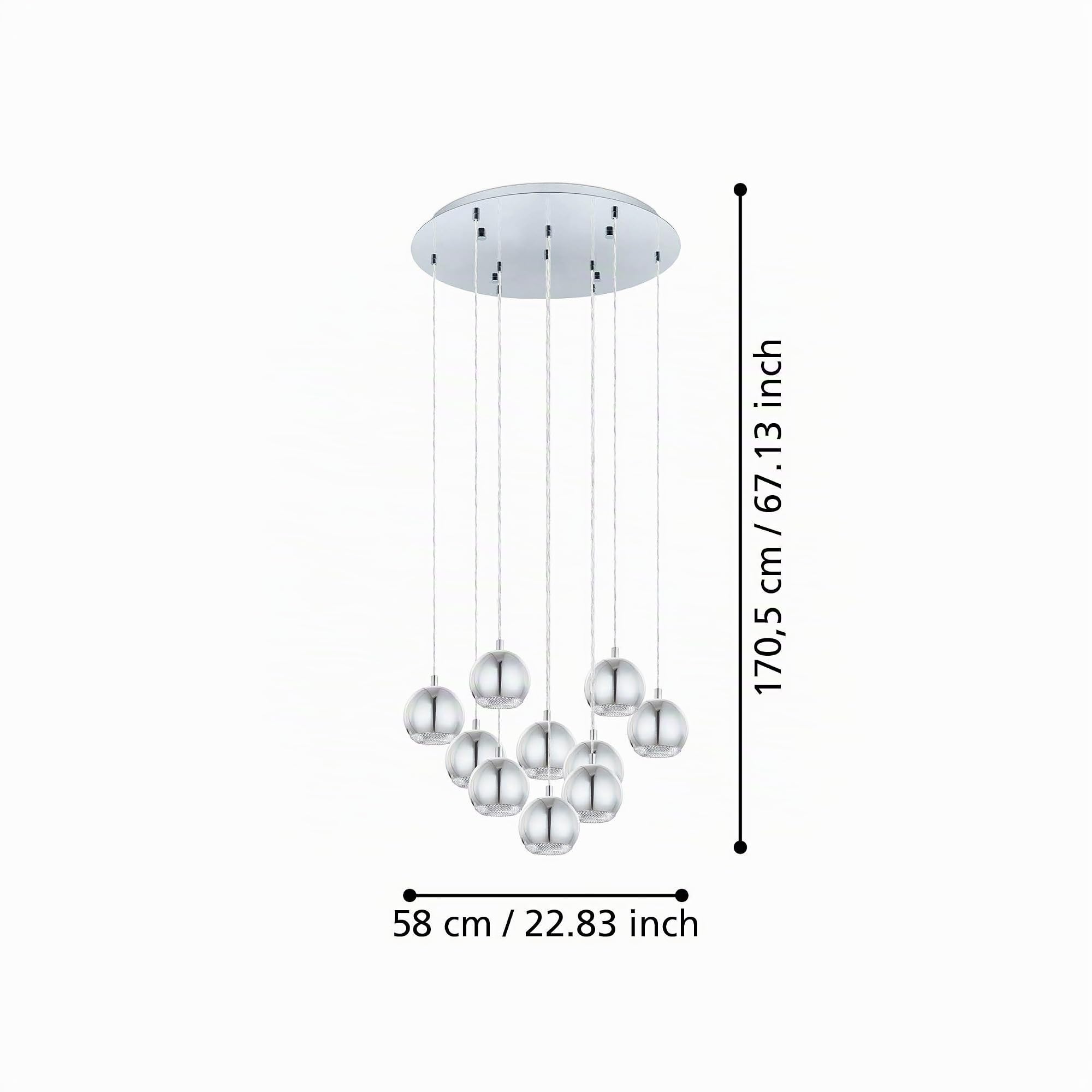 eglo-conessa-pendelleuchte-10-flammig-gu10-58-cm-chrom-klar image 6