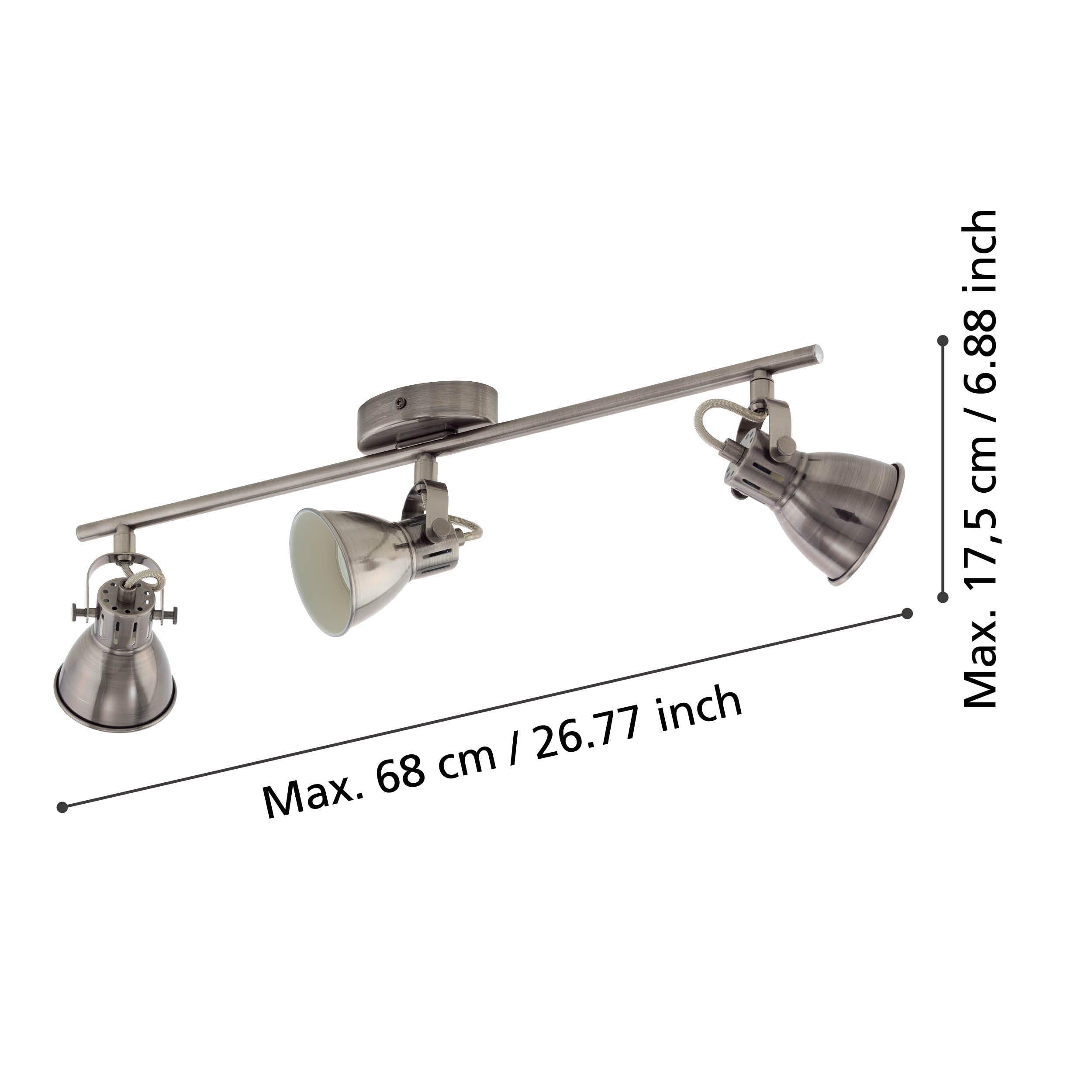 eglo-seras-led-deckenleuchte-3-flammig-gu10-nickel-antik-59-5-cm image 5