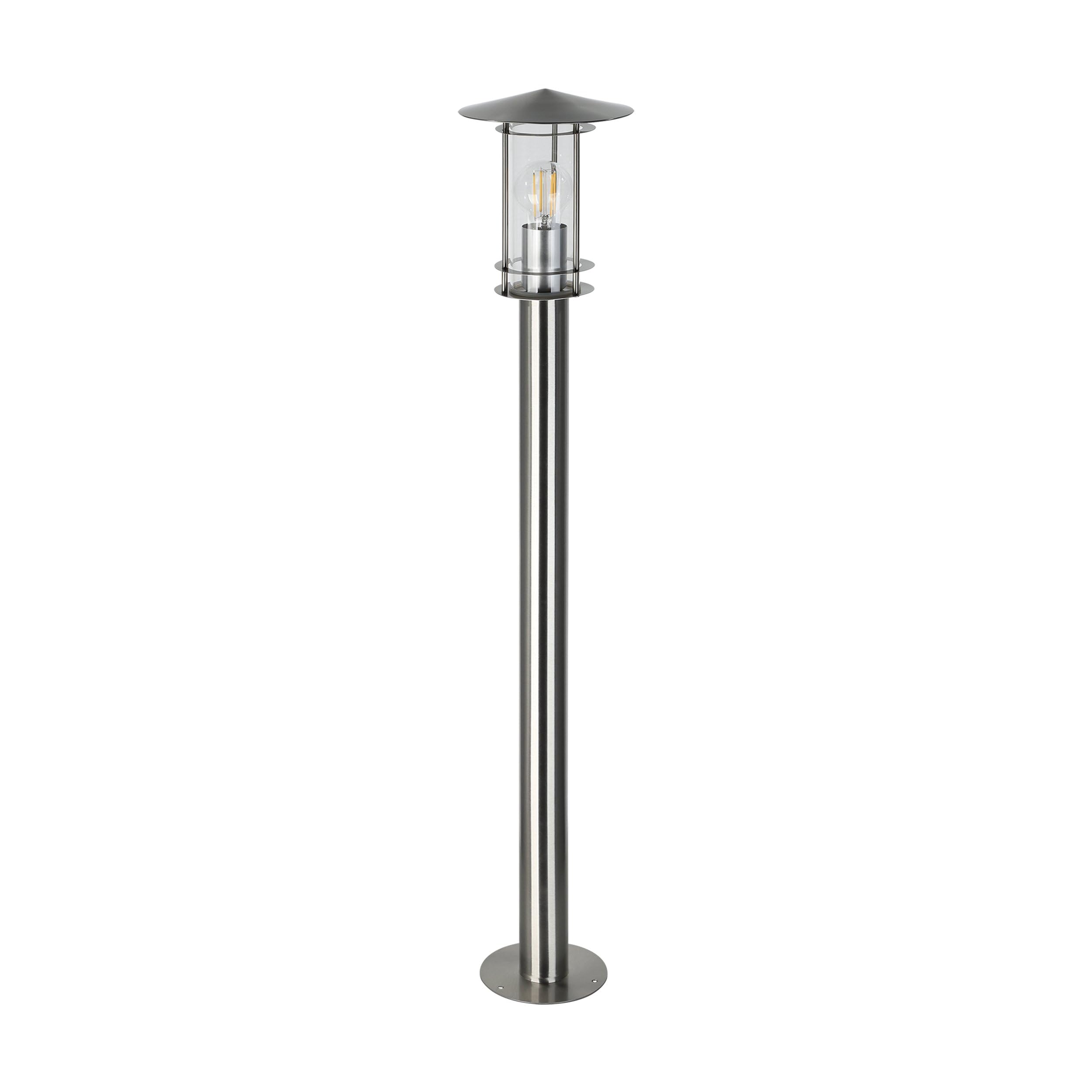 eglo-lisio-au-en-wegelampe-100-cm-e27-ip44-edelstahl-silber-glas-transparent image 2