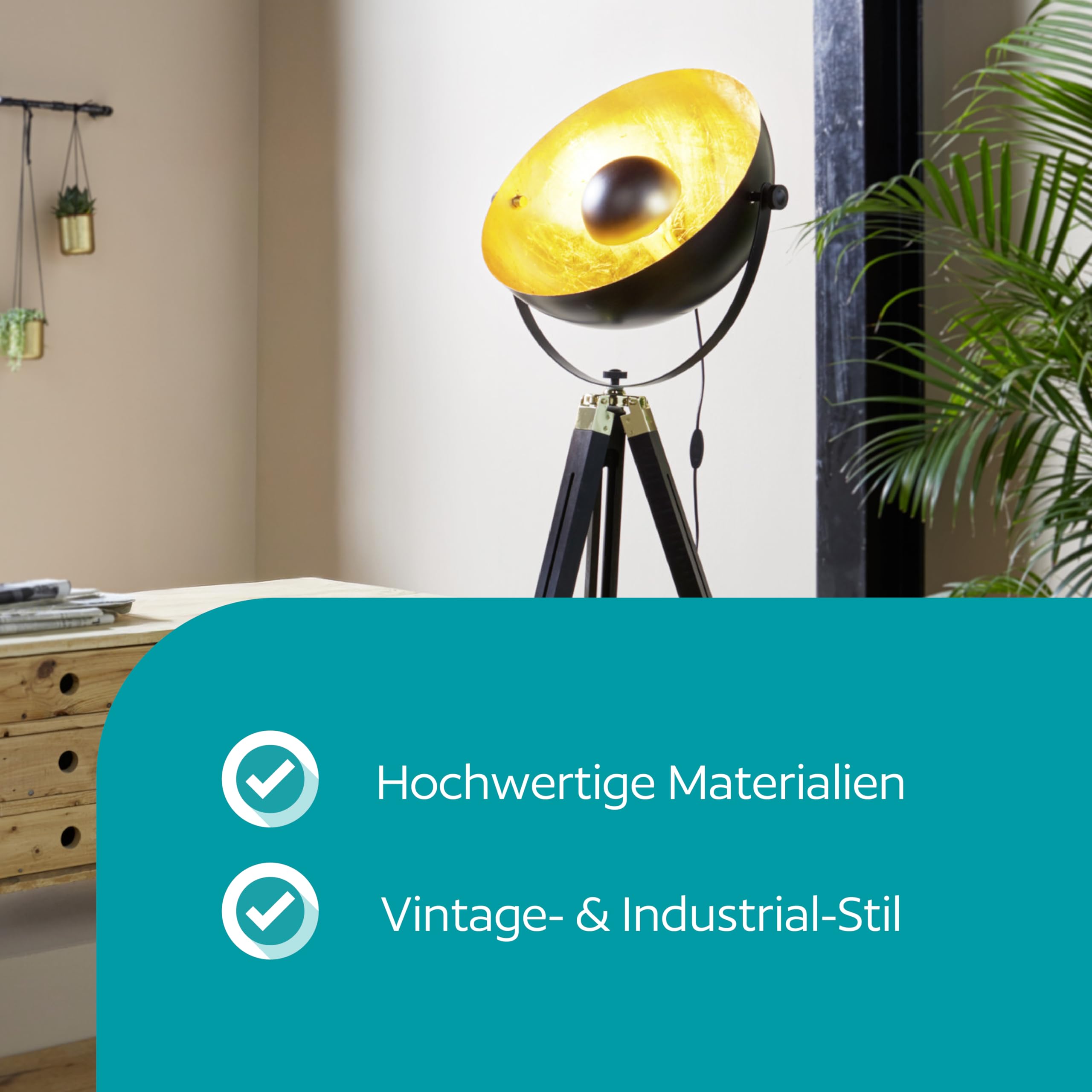 eglo-covaleda-stehlampe-industrial-e27-max-60-watt-164-cm-schwarz-messing-gold image 2