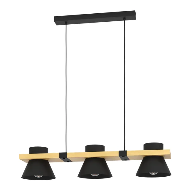 eglo-maccles-h-ngelampe-3-flammig-78-cm-holz-schwarz-e27-ber-esstisch image 1