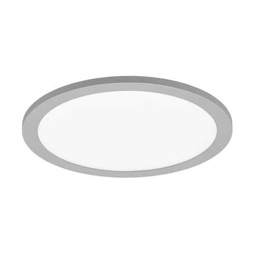 eglo-sarsina-led-deckenleuchte-30-cm-neutralwei-graualuminium-wei image 2
