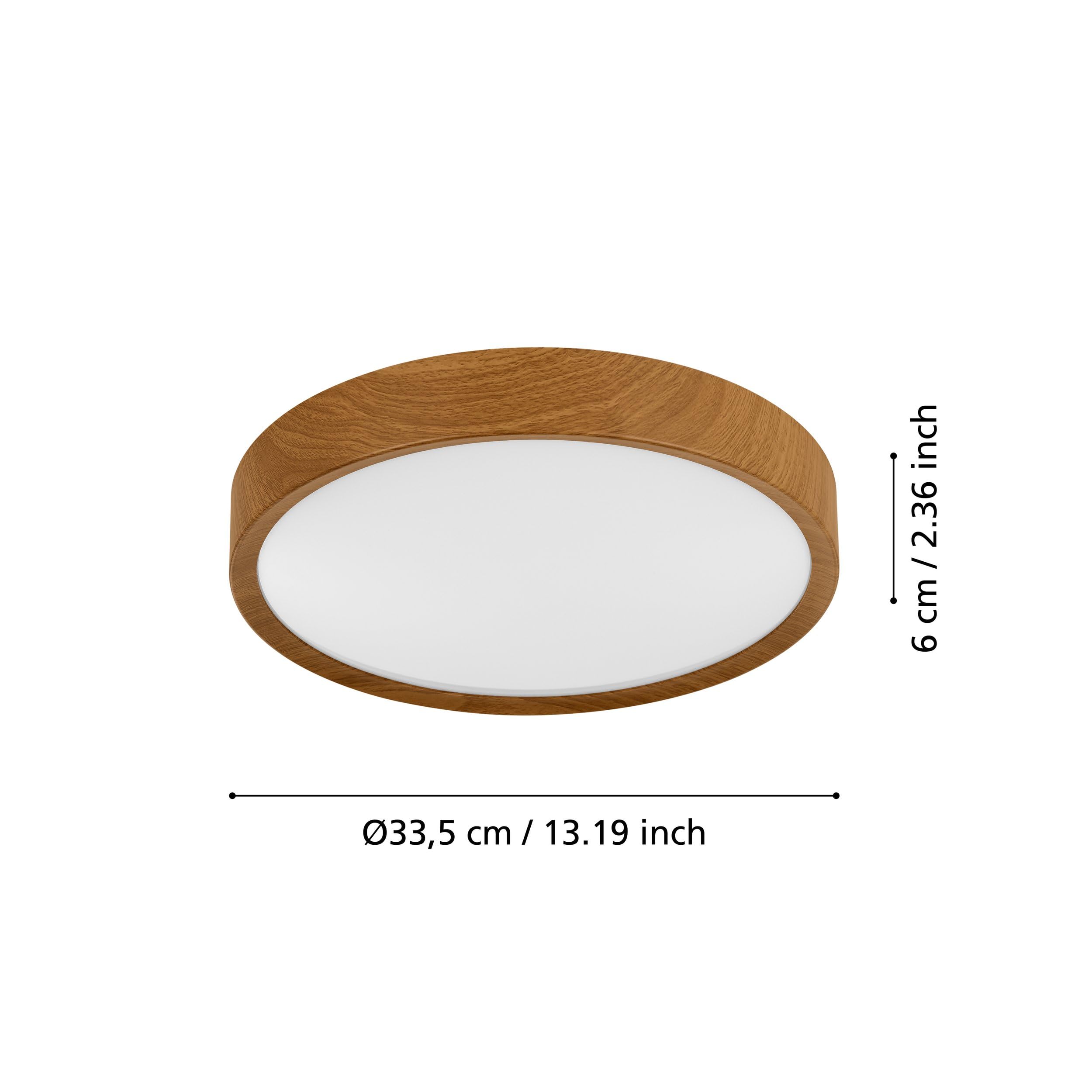 eglo-led-deckenleuchte-musurita-34-cm-holz-optik-wei image 7
