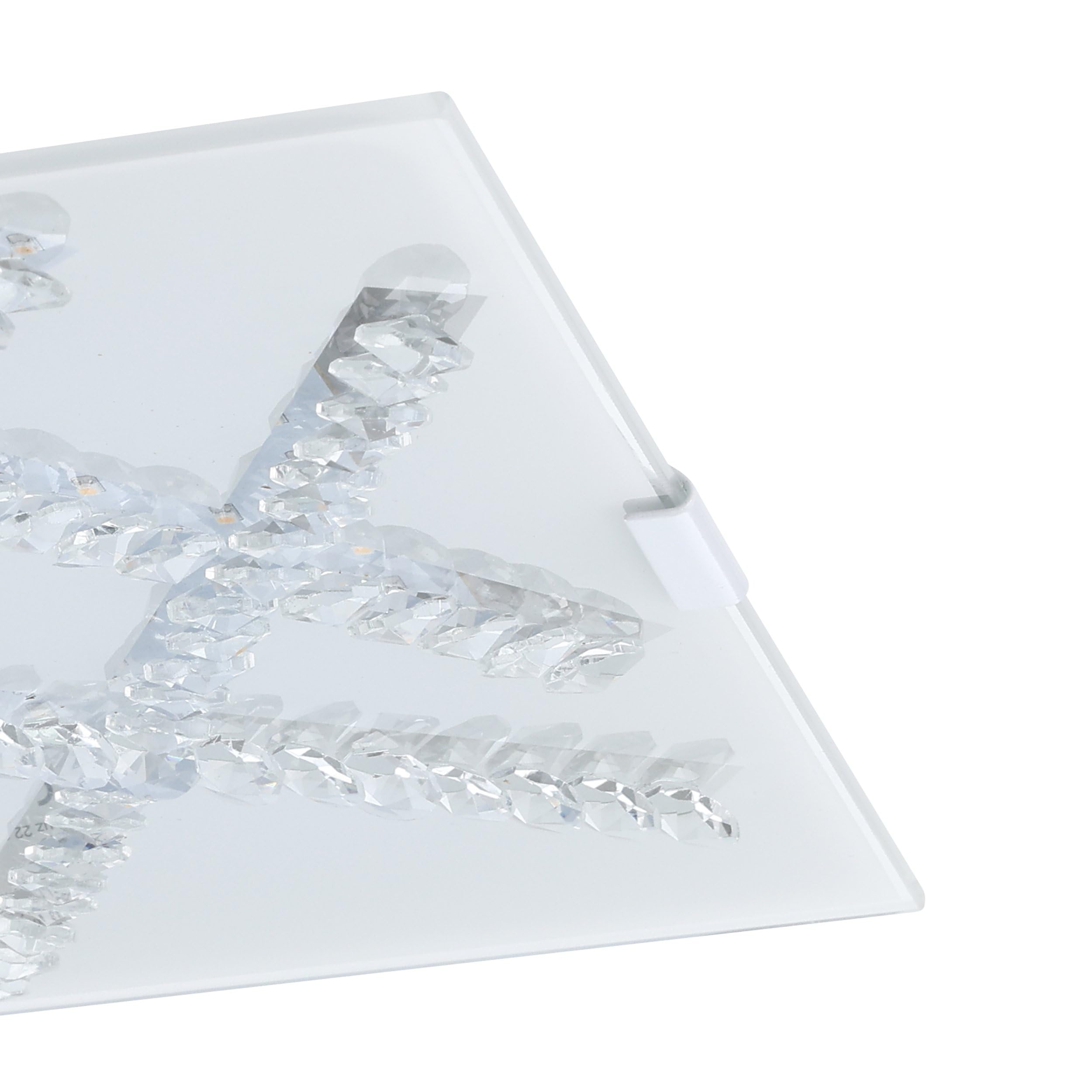 eglo-sorrenta-led-deckenlampe-29x29-cm-stahl-wei-glas-warmwei image 3