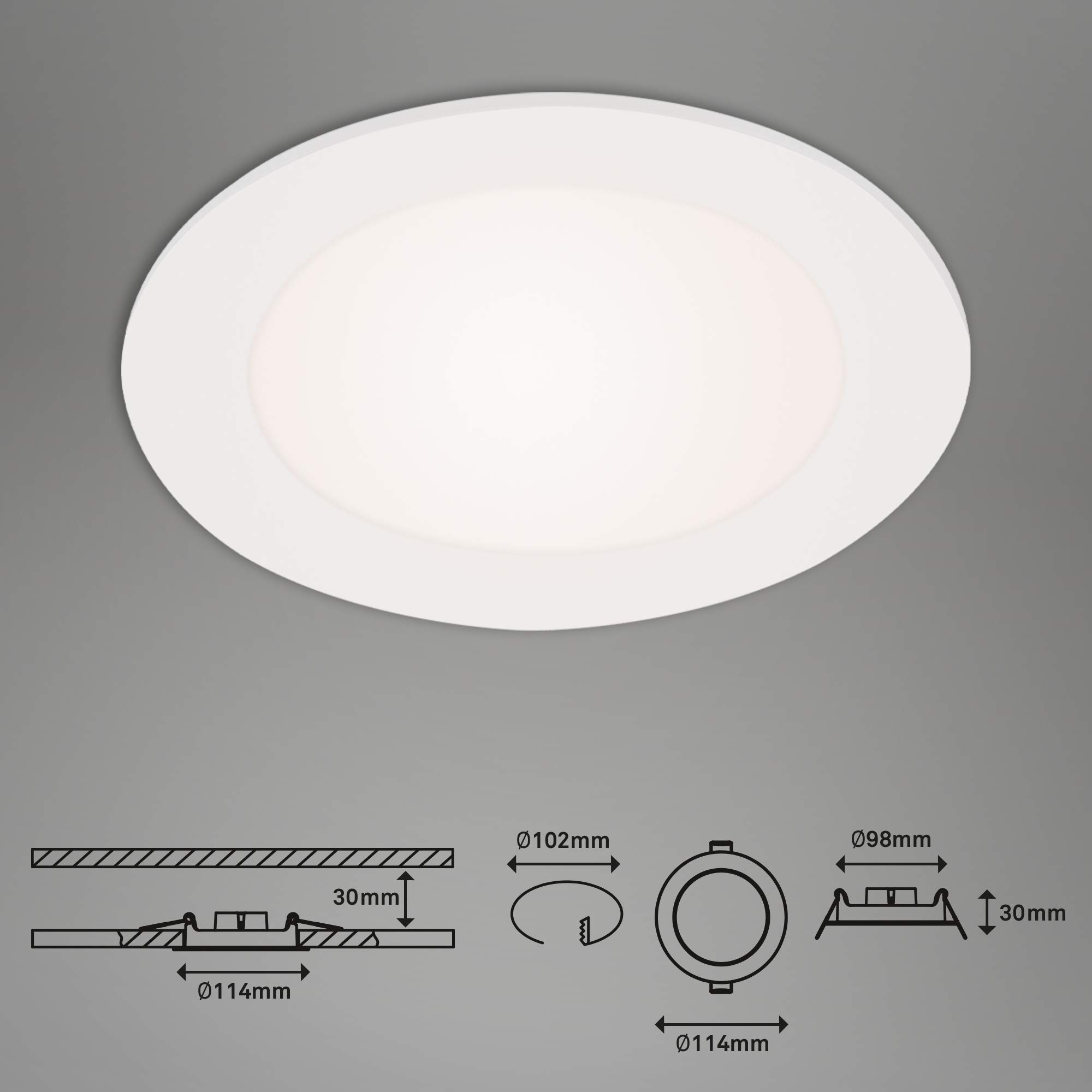 briloner-led-einbauleuchten-3er-set-6w-700lm-neutralwei-ip23-wei image 7