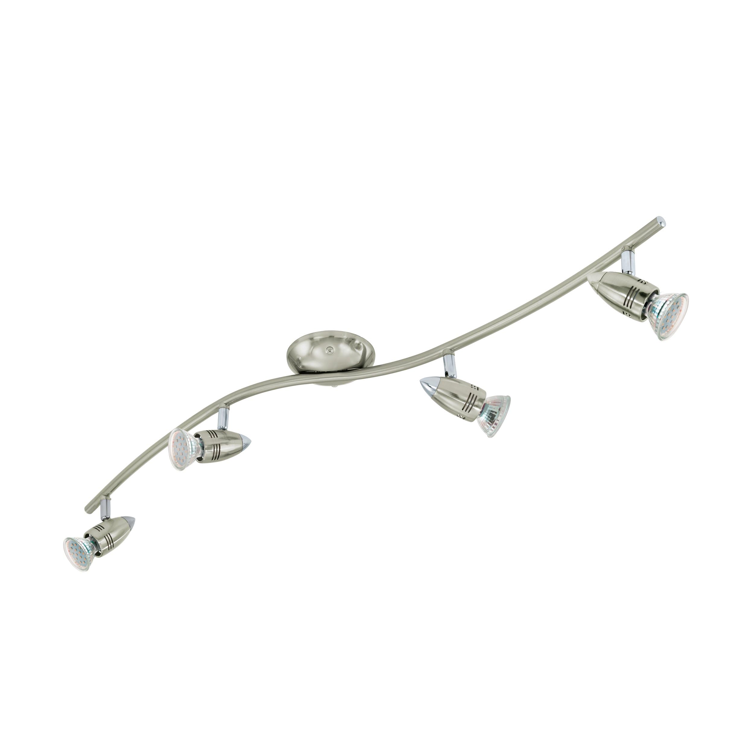 eglo-magnum-led-4-flammige-deckenleuchte-deckenstrahler-nickel-matt-chrom-inkl-g image 1
