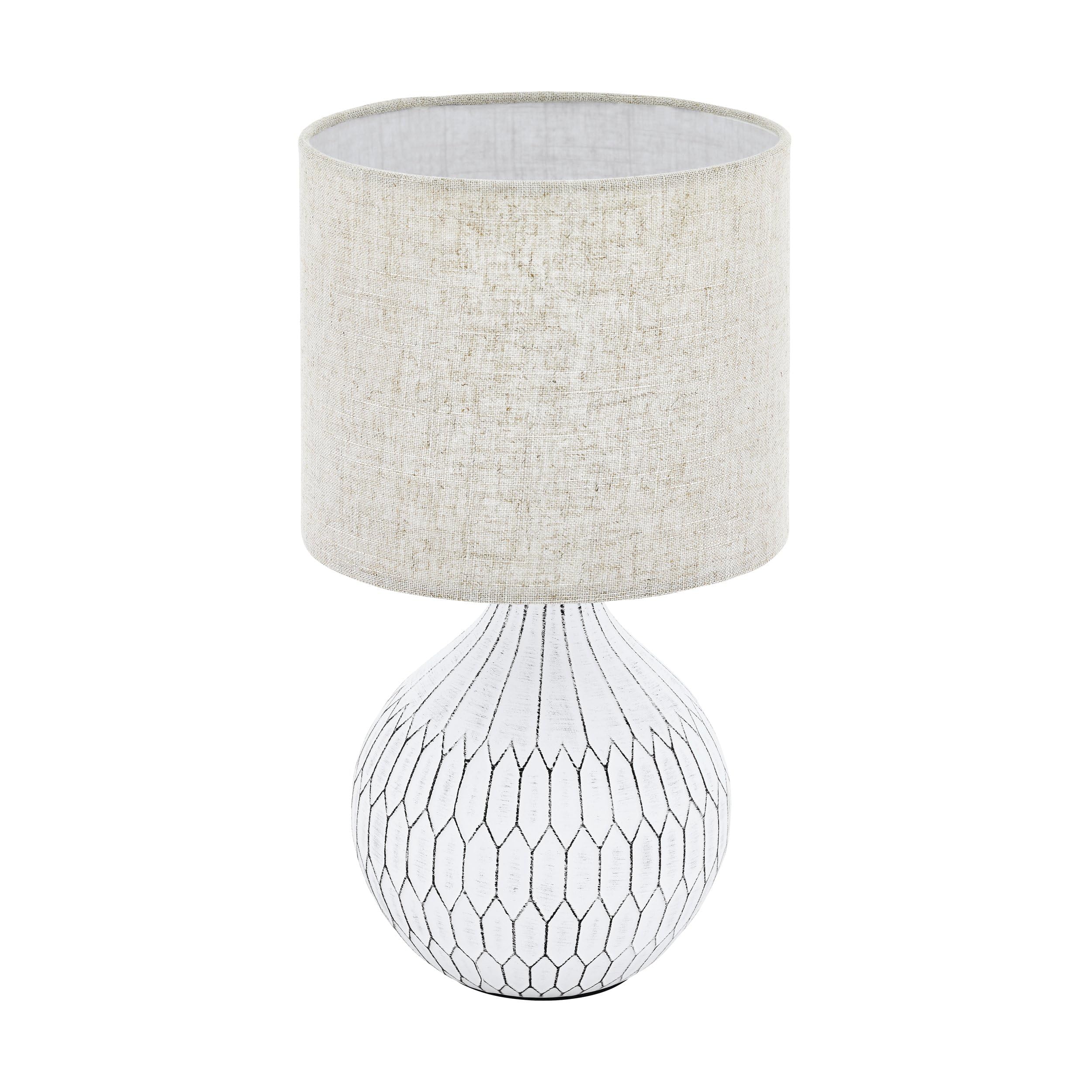 eglo-bellariva-tischleuchte-e14-keramik-creme-32-cm-wei image 7