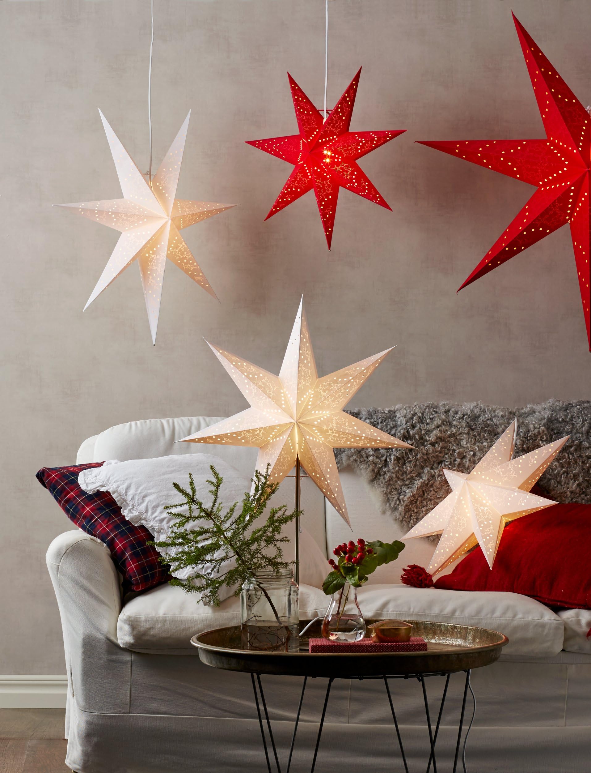 eglo-weihnachtsstern-tischleuchte-55-cm-wei-e14 image 4
