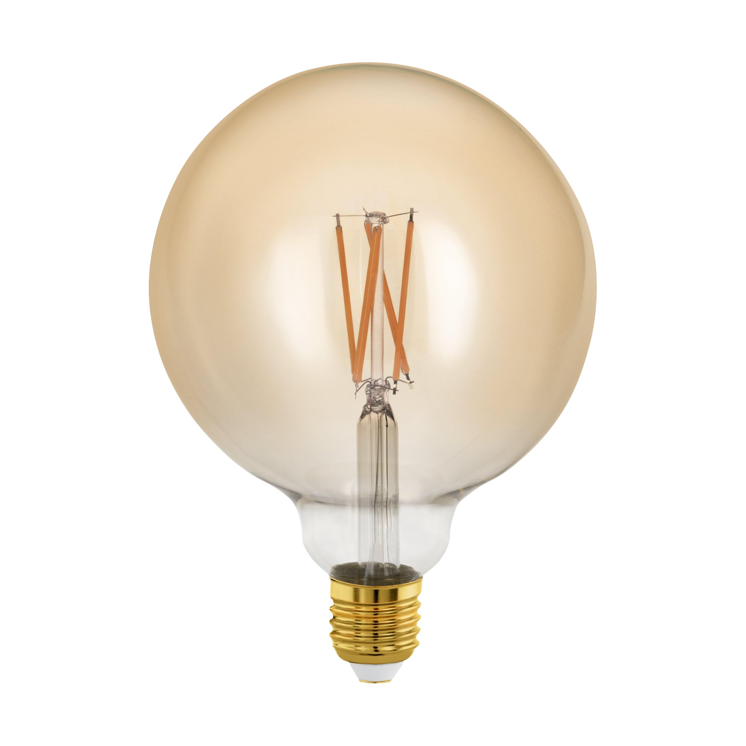 eglo-e27-led-lampe-golden-vintage-g125-dimmbar-4w-warmwei image 1