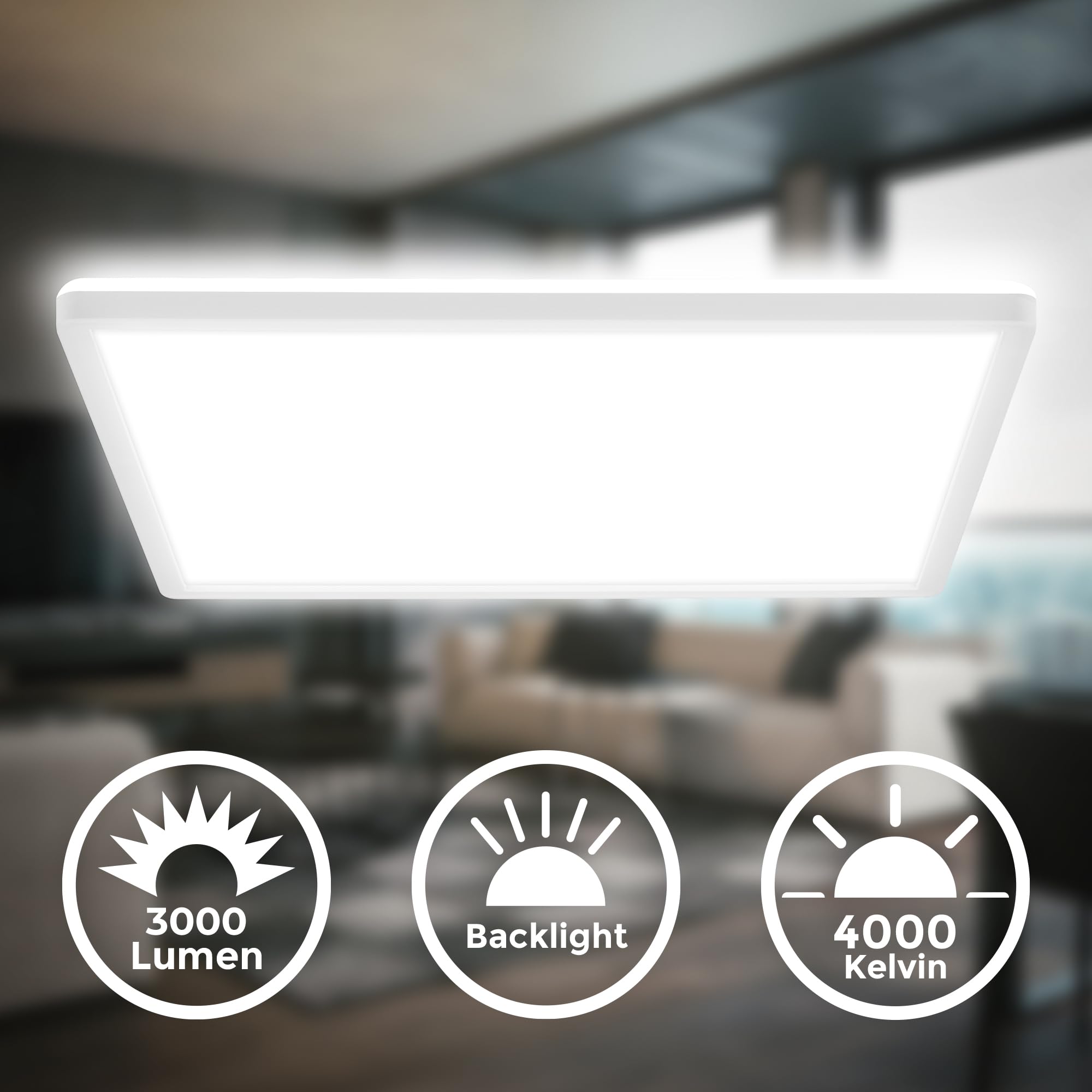 b-k-licht-led-panel-deckenleuchte-eckig-42x42-cm-wei-mit-hintergrundlicht image 2