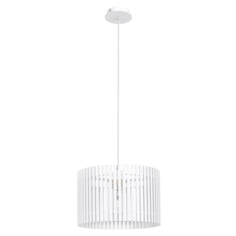 eglo-narola-pendelleuchte-e27-wei-holz-metall-32-5-cm image 1