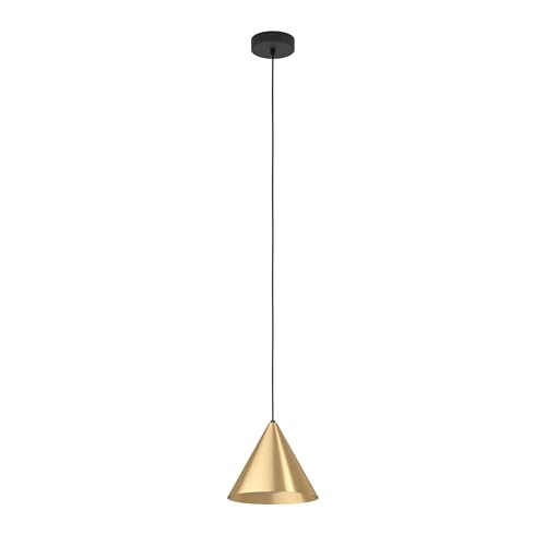 eglo-narices-pendelleuchte-e27-messing-geb-rstet-gold-schwarz image 6