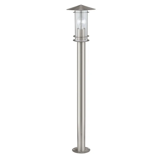 eglo-lisio-au-en-wegelampe-100-cm-e27-ip44-edelstahl-silber-glas-transparent image 1