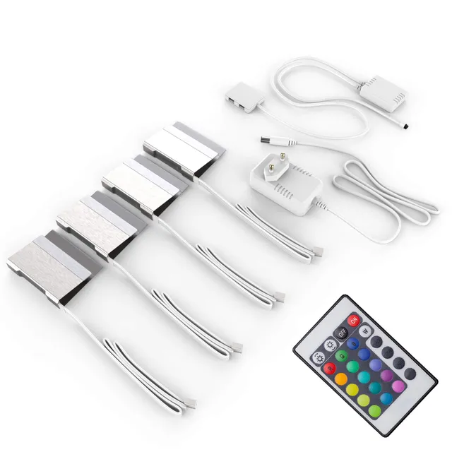 briloner-b-k-licht-led-glasboden-strip-rgb-dimmbar-mit-fernbedienung-4x2-5x10-cm image 1