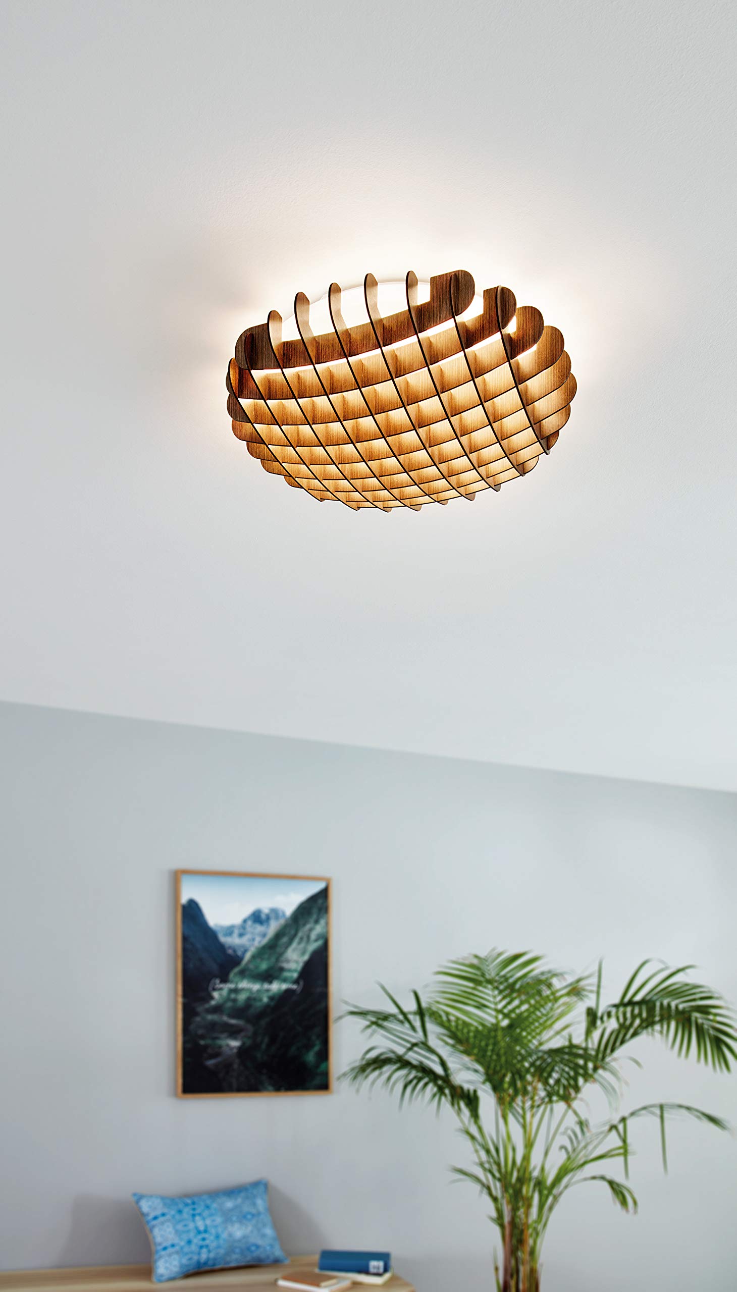 eglo-valdecabras-led-deckenleuchte-51-cm-wei-holz-dunkelbraun image 3