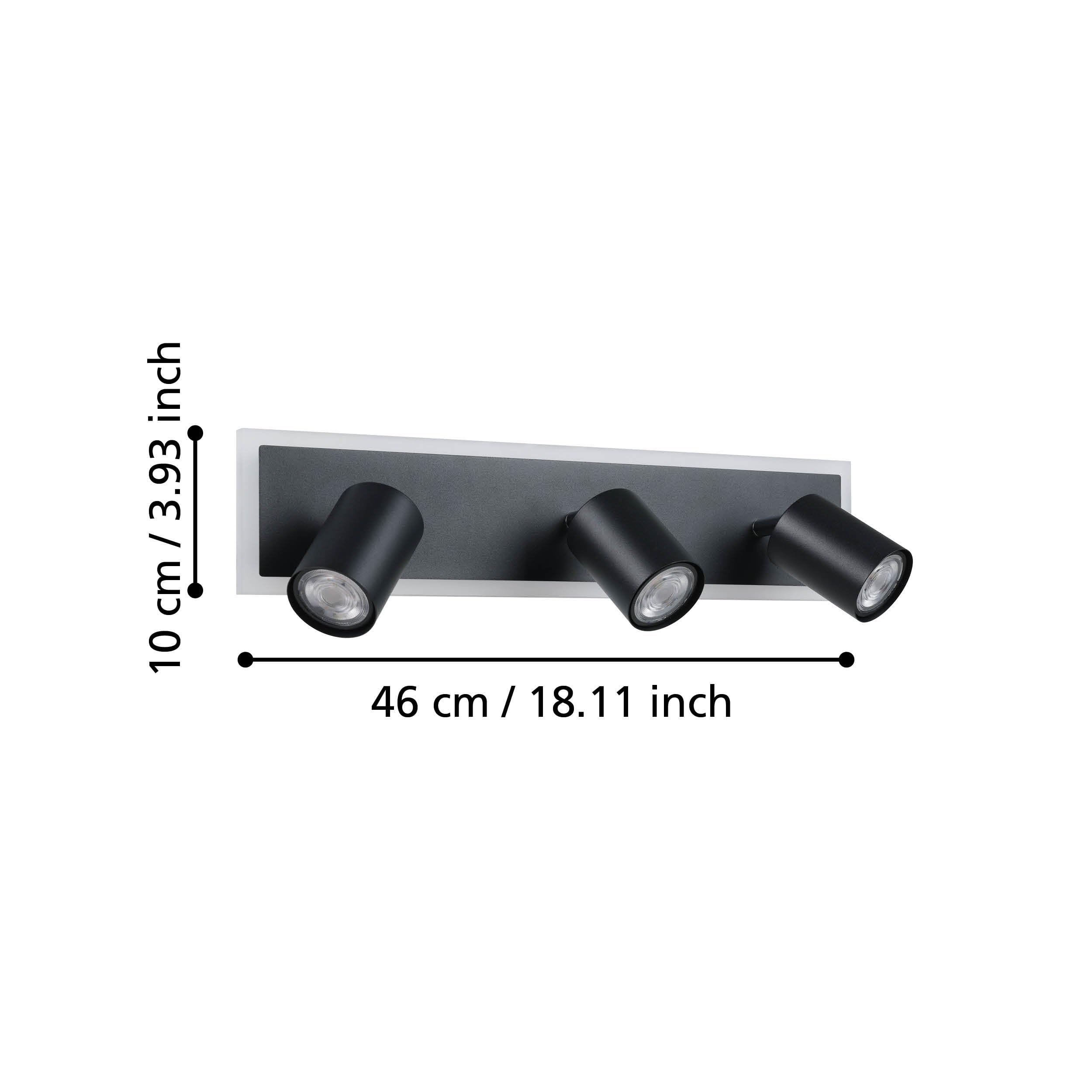 eglo-rimbocchi-1-led-deckenleuchte-46-cm-mit-3-spots-schwarz-warmwei image 4