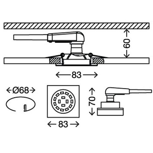 briloner-led-einbaustrahler-set-3x-gu10-schwenkbar-aluminium-warmwei image 7
