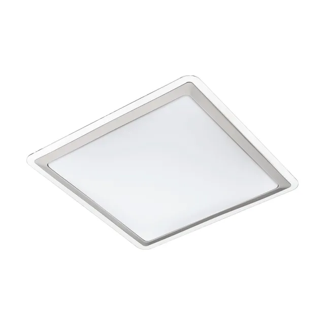 eglo-competa-1-led-deckenleuchte-43-cm-nickel-matt-wei image 1