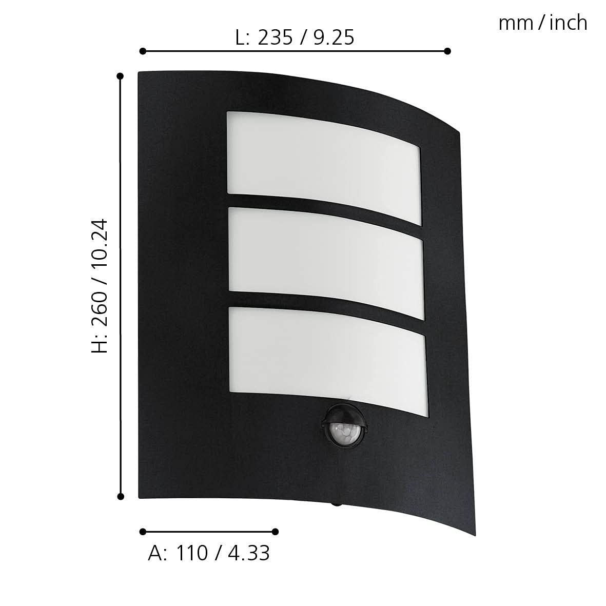 eglo-city-au-en-wandlampe-mit-bewegungsmelder-d-mmerungssensor-e27-ip44-schwarz image 7