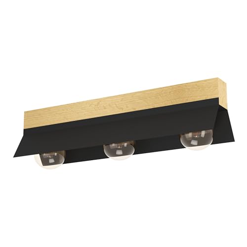 eglo-tarrafo-deckenleuchte-3-flammig-holz-braun-schwarz-e27-64-cm image 4