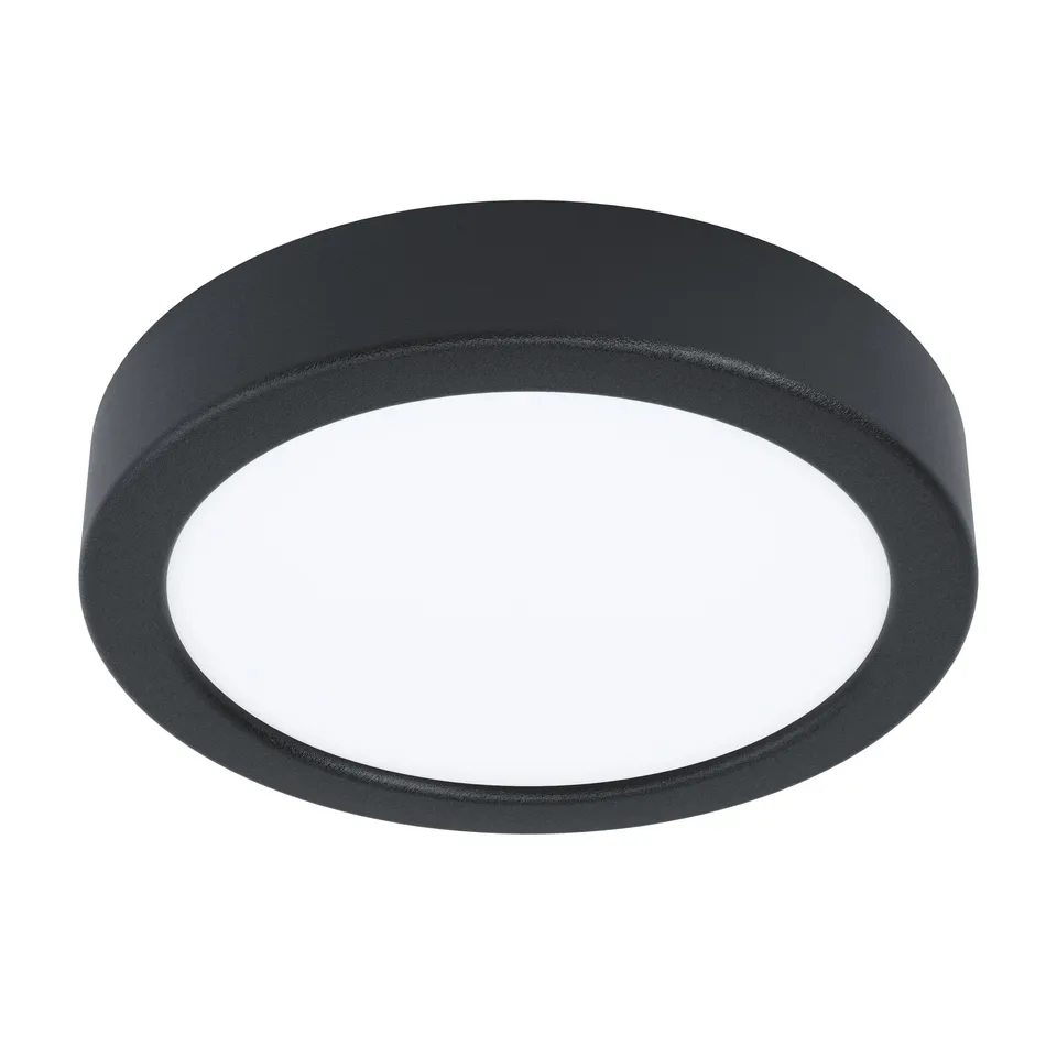 eglo-fueva-5-led-deckenleuchte-16-cm-aufbauleuchte-schwarz-wei-1200-lumen image 1