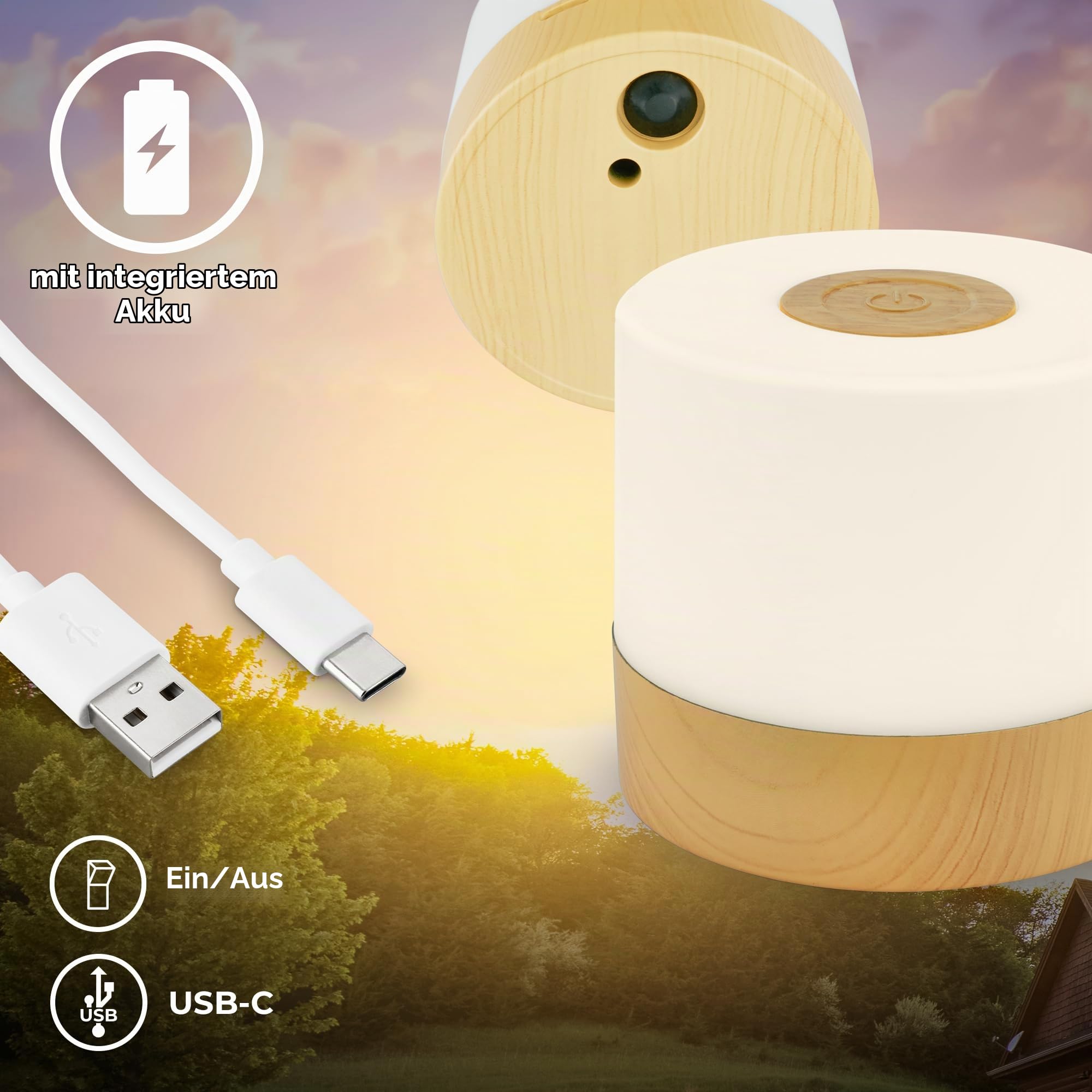 briloner-b-k-licht-mini-led-tischlampe-akku-ip44-touch-dimmbar-holzoptik-7x7-cm image 7
