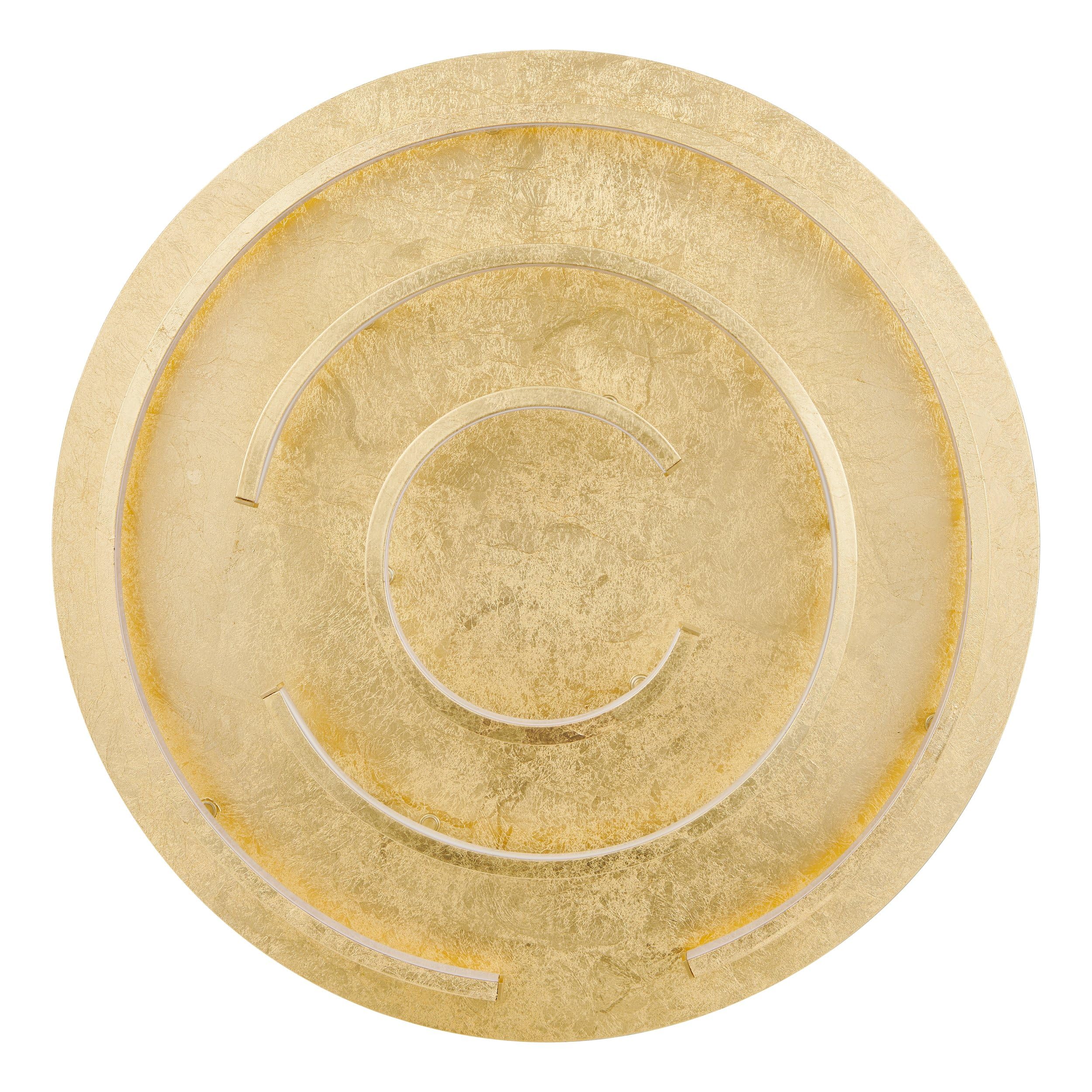 eglo-pozondon-led-deckenleuchte-52-cm-goldfolie-extravagant image 2