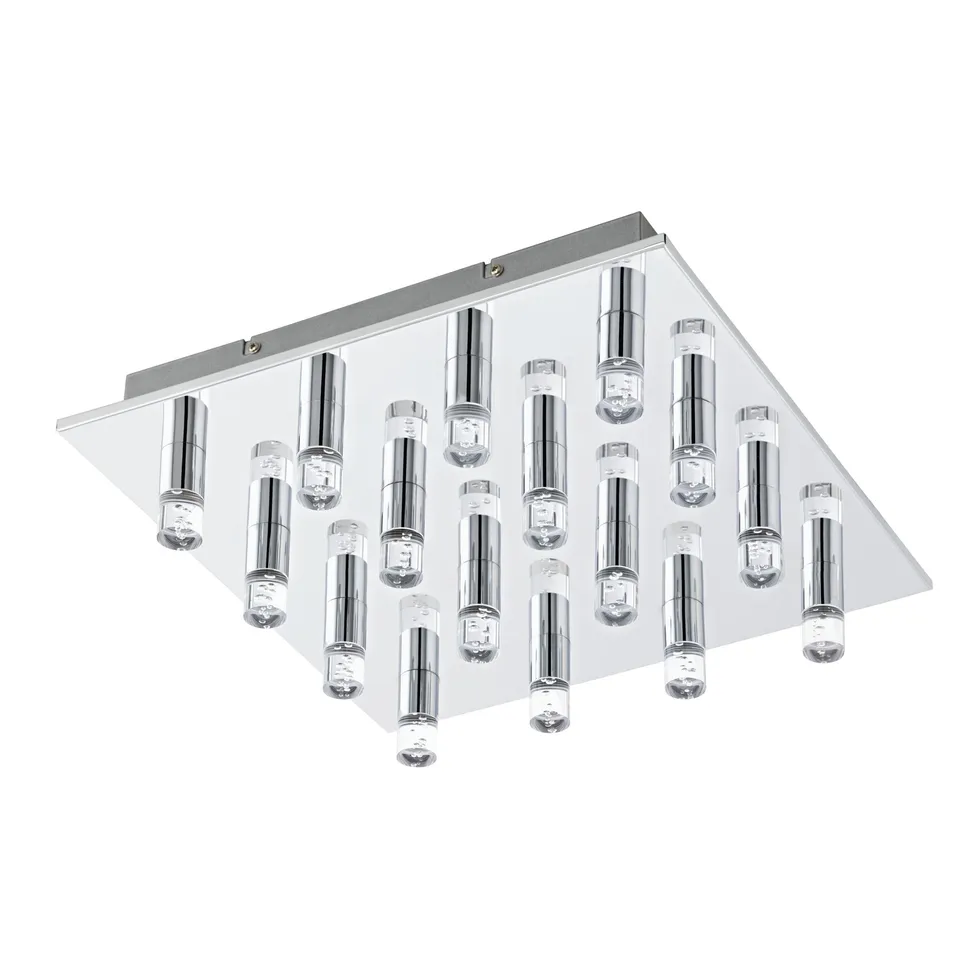 eglo-teocelo-led-deckenleuchte-37-x-37-cm-stahl-chrom-2080-lumen-4000-k image 1