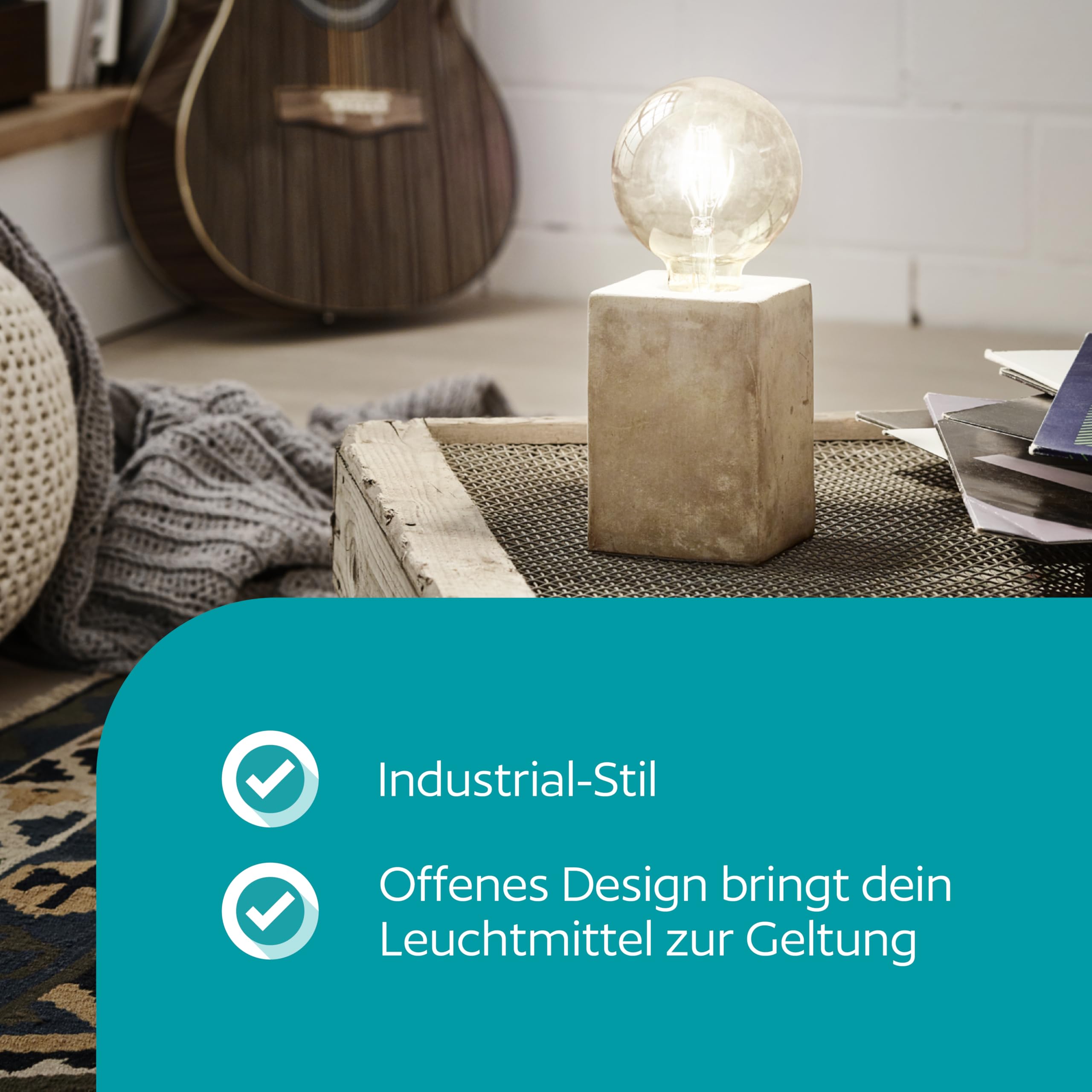 eglo-prestwick-tischlampe-beton-grau-e27-mit-schalter image 2