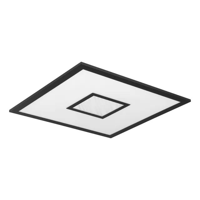 eglo-bordonara-led-deckenleuchte-quadratisch-45x45-cm-schwarz-wei-dimmbar-mit-fe image 1