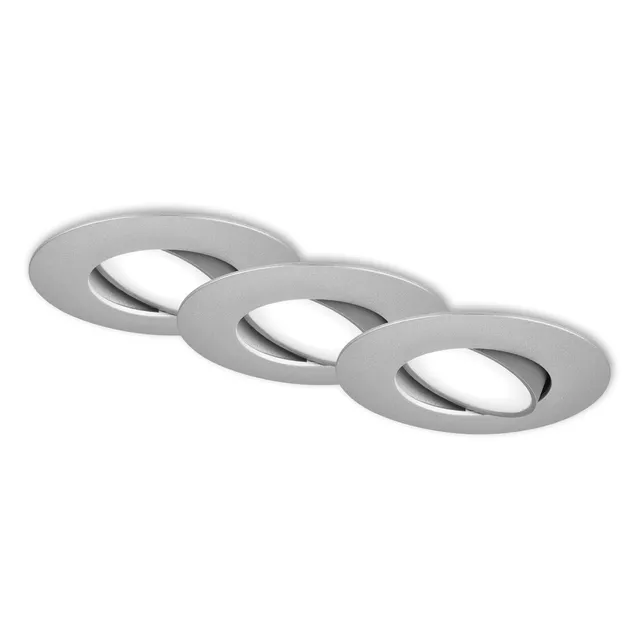 briloner-3er-set-led-einbaustrahler-ip65-dimmbar-chrom-matt-90x45-mm image 1