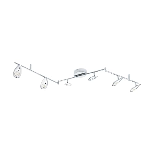 eglo-pedregal-led-deckenstrahler-160-cm-6-flammig-stahl-chrom-warmwei image 3