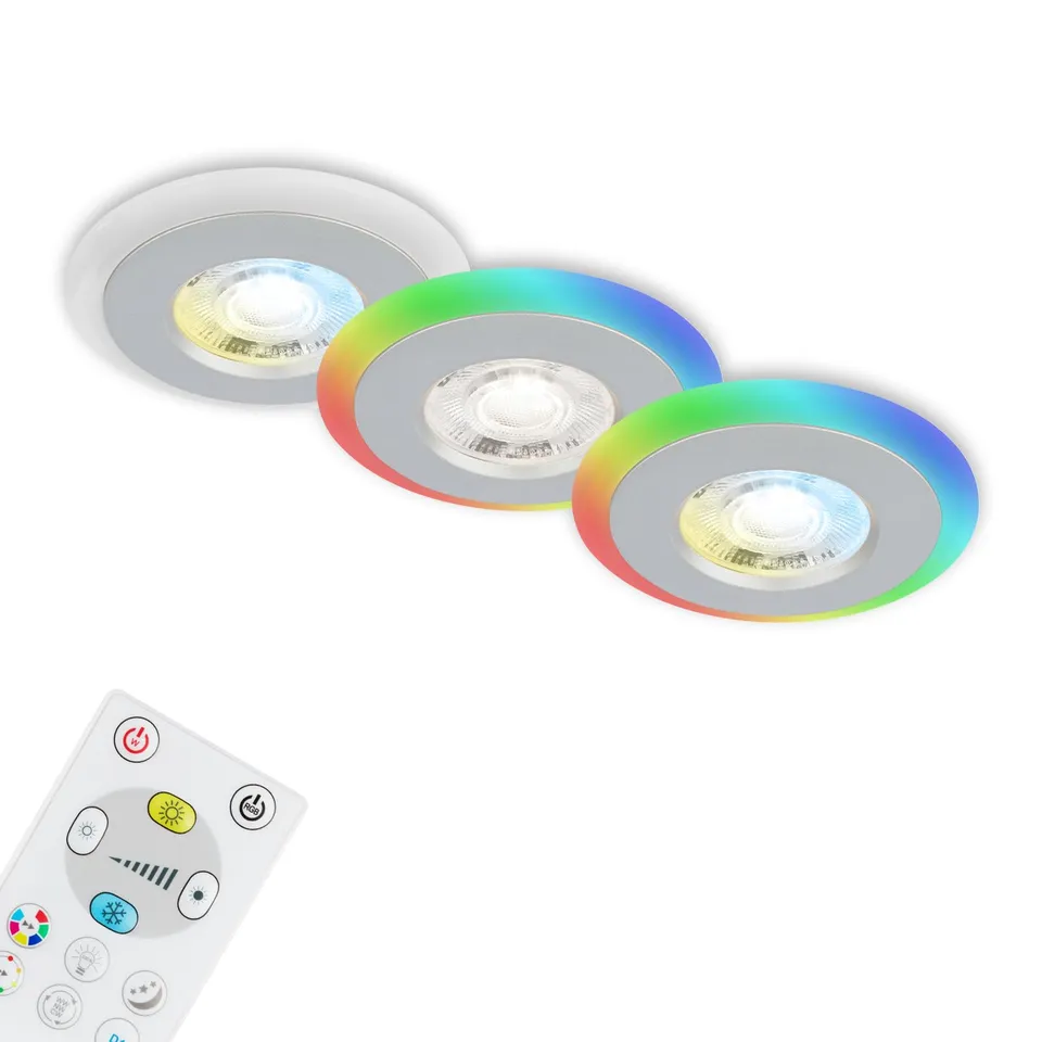 briloner-led-einbaustrahler-3er-set-rgb-cct-ip44-chrom-matt-84x34mm image 1