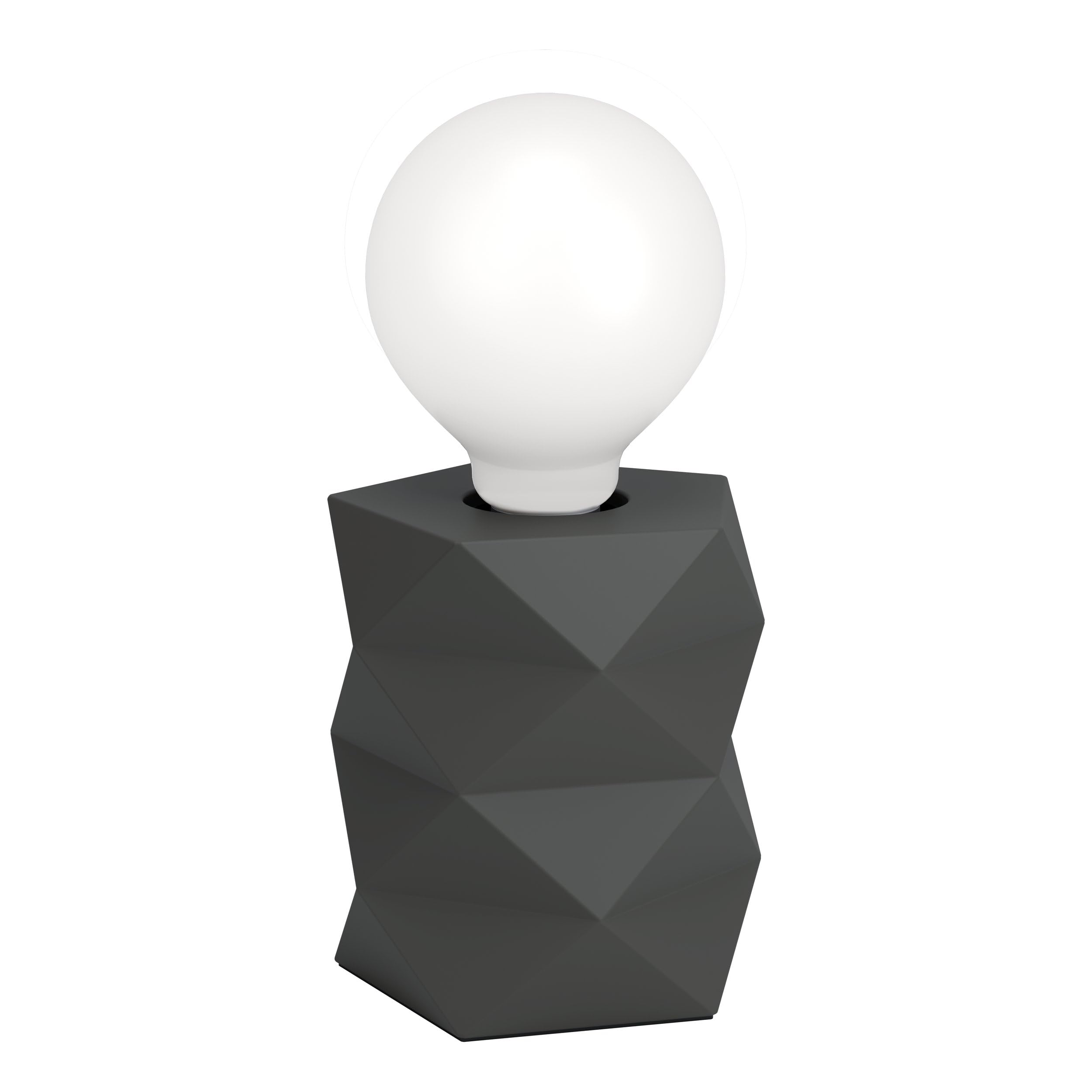 eglo-swarby-tischlampe-e27-zement-grau-industrial image 1