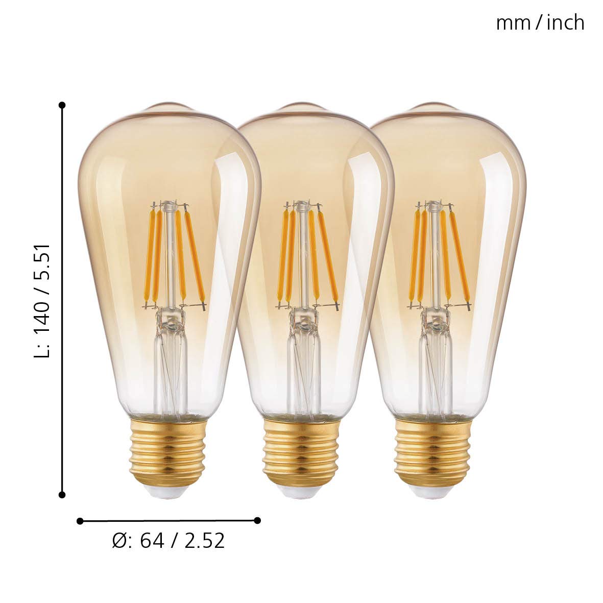 eglo-e27-led-leuchtmittel-glas-amber-warmwei-2200k-360-lumen image 4