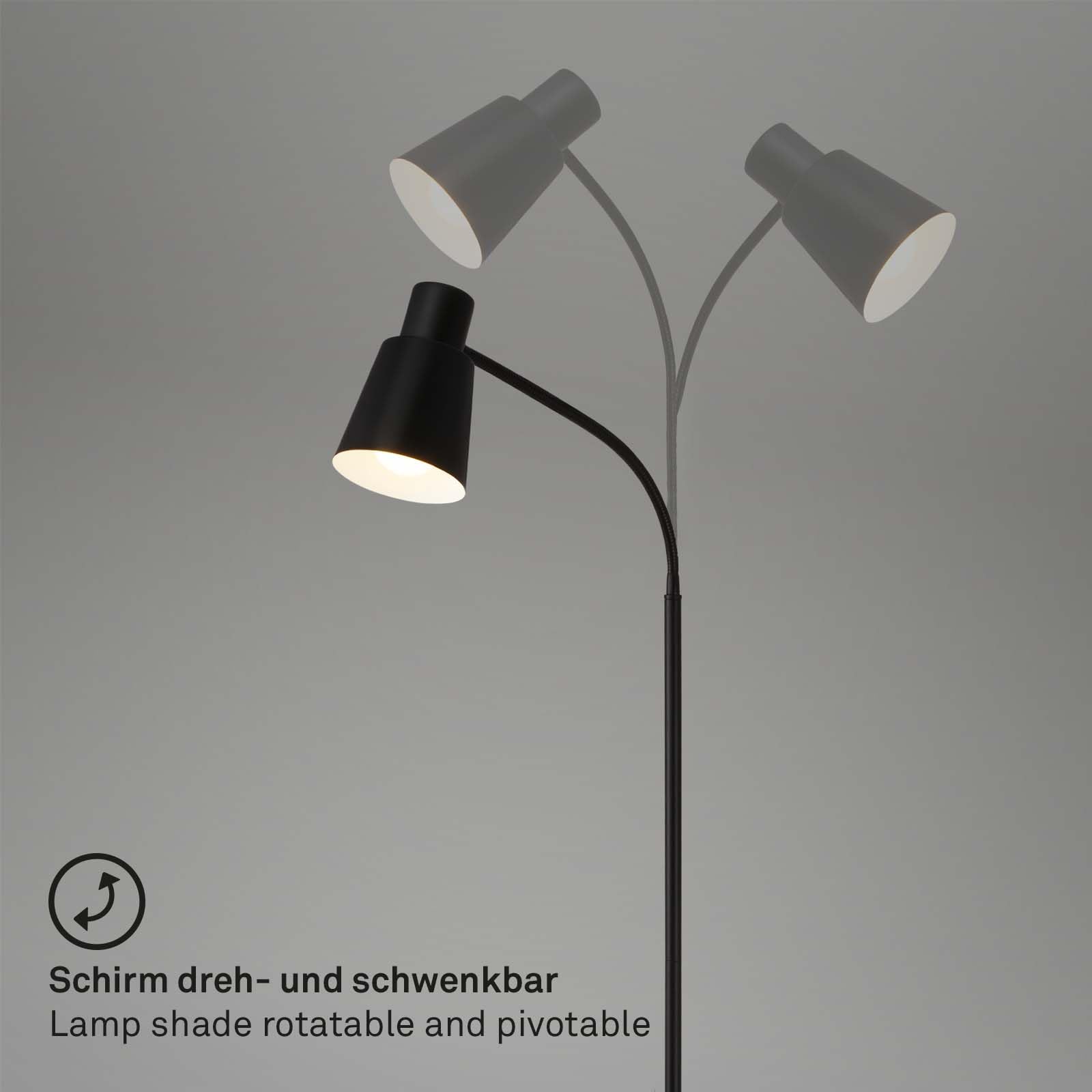briloner-stehlampe-schwenkbar-schwarz-128x21x43-cm-e27-fu-taster image 3