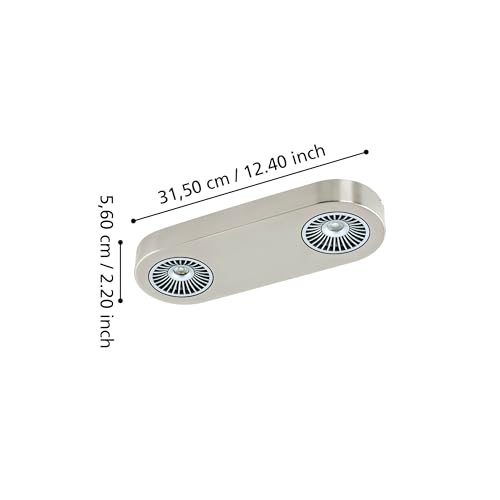 eglo-montale-led-deckenlampe-deckenstrahler-2-flammig-nickel-matt-schwarz image 8